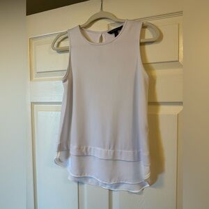 Banana republic white sleeveless top
